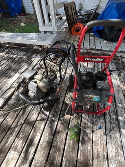 Power washers for parts or repair