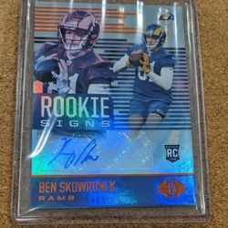 2021 Illusions Ben Skowronek Rookie Signs Auto