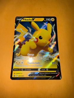 Pikachu V Pokémon Card SWSH061 Holo