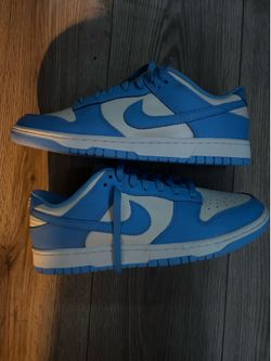 unc dunks size 10 brand new box
