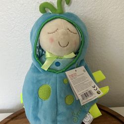 NEW Manhattan Toy Snuggle Pod Bug First Baby Doll with Cozy Sleep Sack Plush