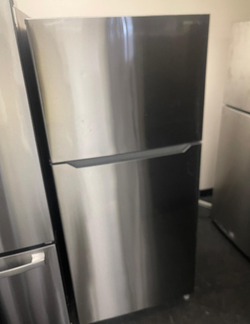 Stainless Steel Top Mount Fridge - Clean & Efficient