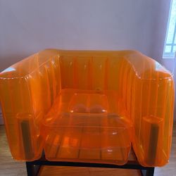 Mojow Yomi Eko Armchair – Crystal Orange Designer Chair