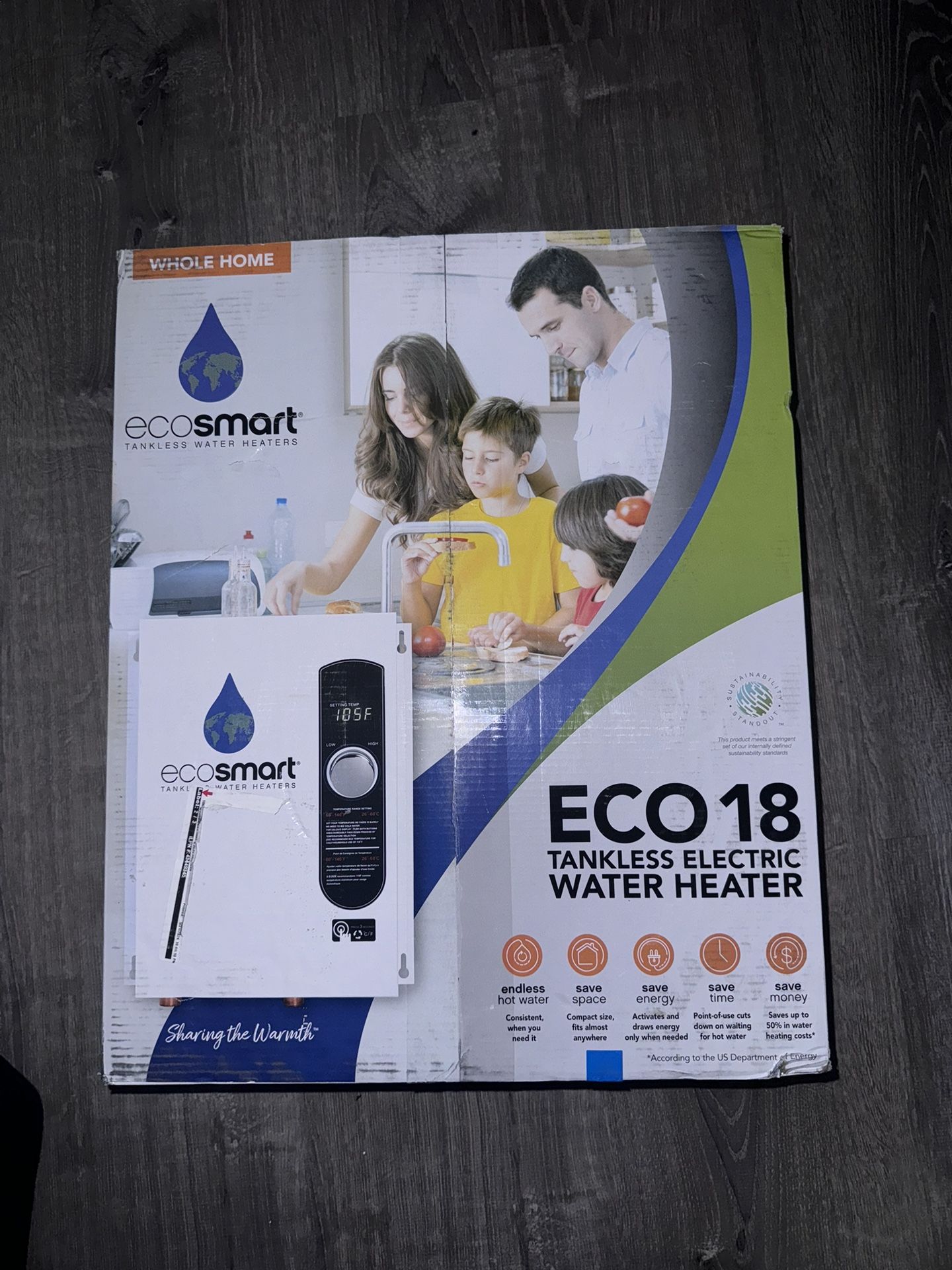 ECO 18 Tankless Electric Water Heater 18 kW 240 V BRAND NEW IN BOX