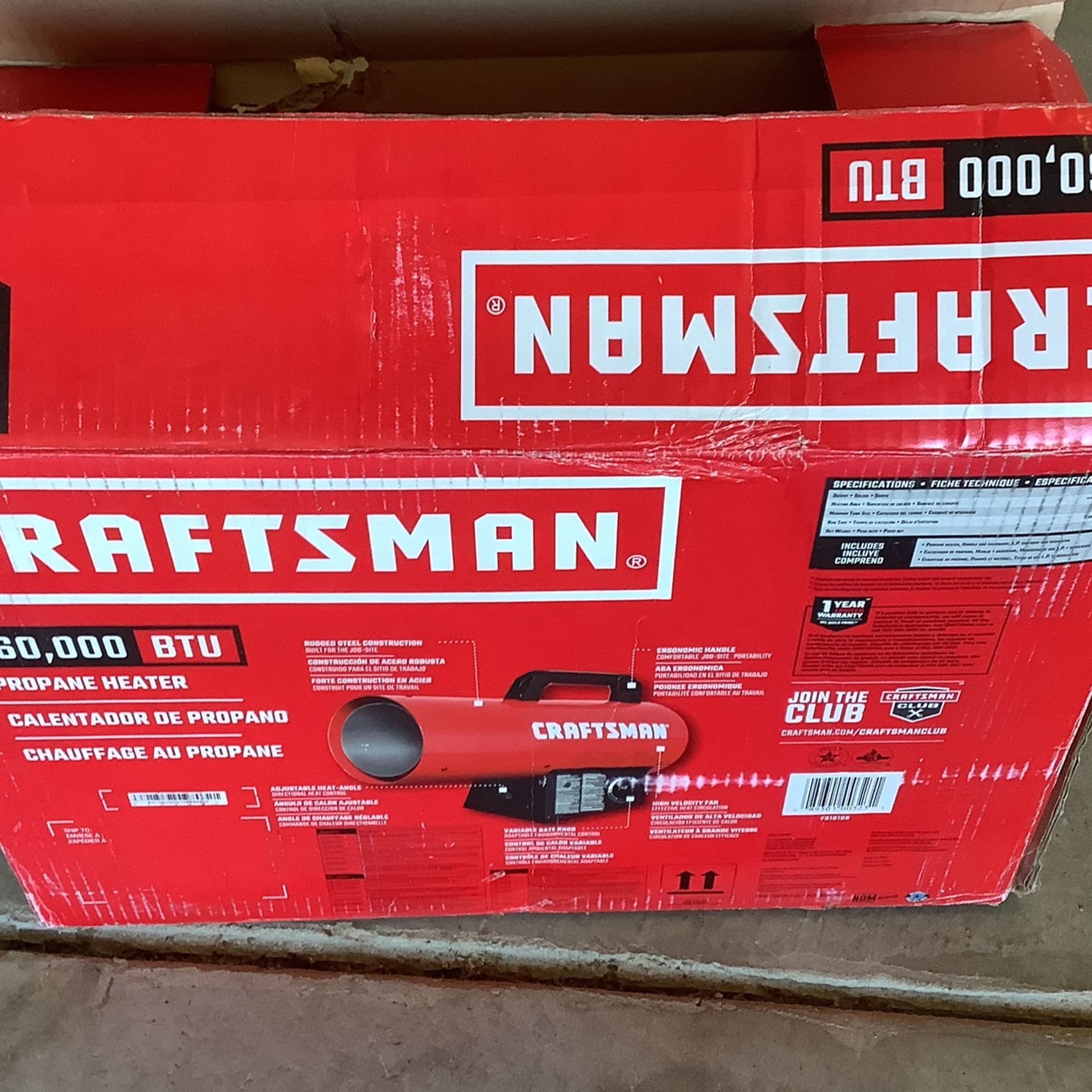 Propane Heater New