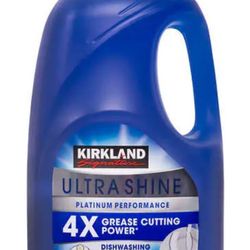 Kirkland Signature Ultra Shine Liquid Dish Soap, Fresh, 90 fl oz