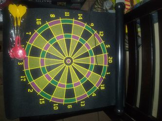 Game Dart Board- 2 SIDED. Brand New