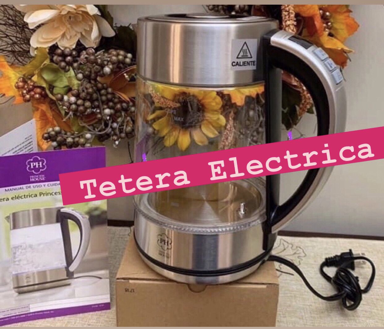 Tetera eléctrica Princess House - Letty Tupperware