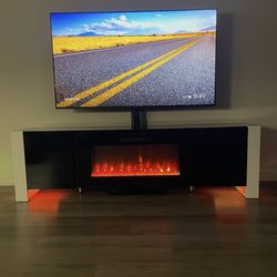 Fireplace entertainment center
