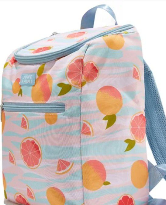 June Shine Citrus Insulated Cooler Backpack