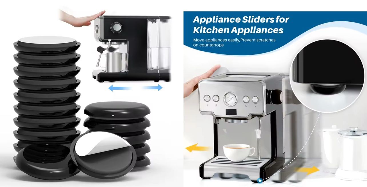 24Pcs Appliance Sliders for Kitchen Appliances, Small Appliance Slider for Most