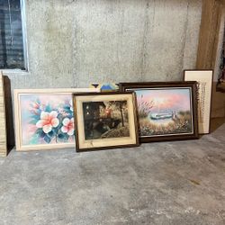 Old Paintings/frames 
