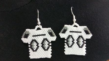 Raiders earrings