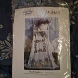 Cross Stitch,"Something Special" FLORAL GARDEN Afghan 