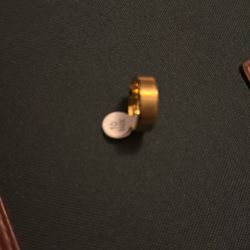 Gold Men Wedding Band