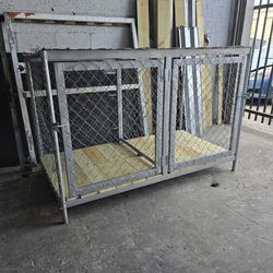 2 In 1 Double Dog Kennel / Dog Cage / Jaula De Perro 