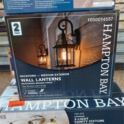 2 Pack Wall Lanterns 