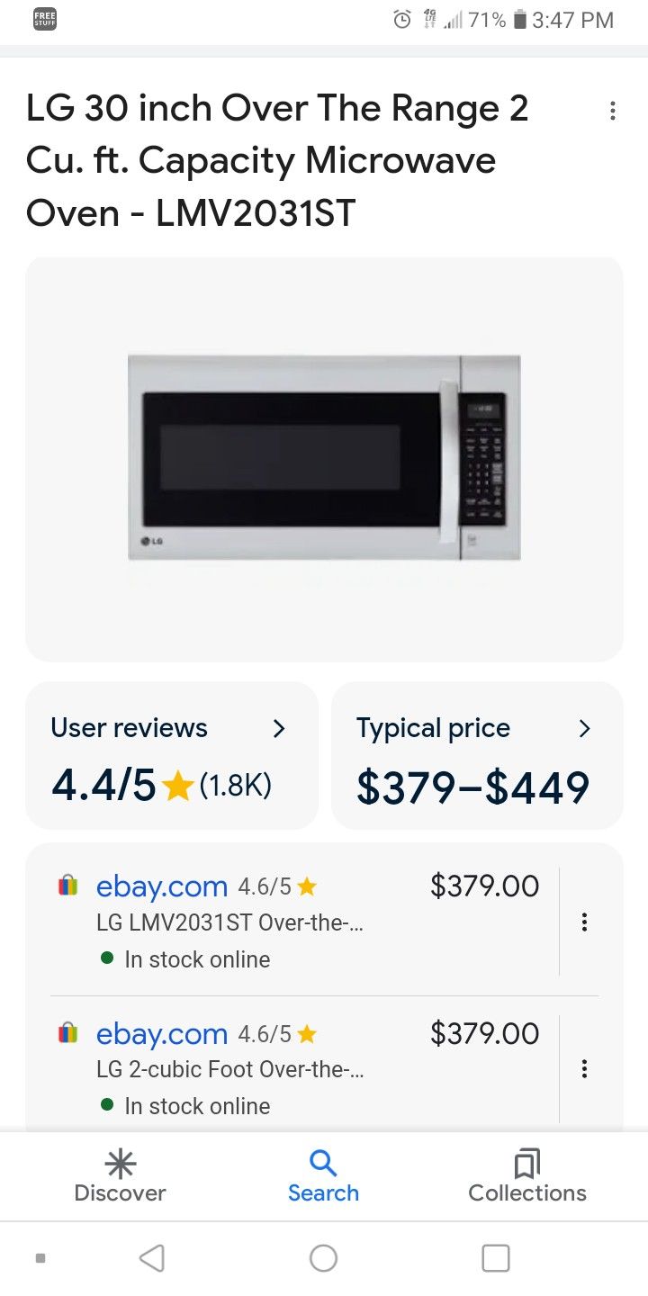 LG Microwave