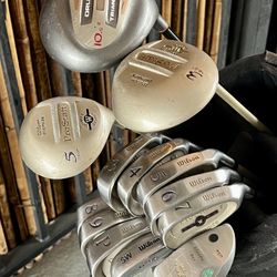 Ladies Wilson ProStaff Golf Club Set - Callaway Putter, Ping Bag