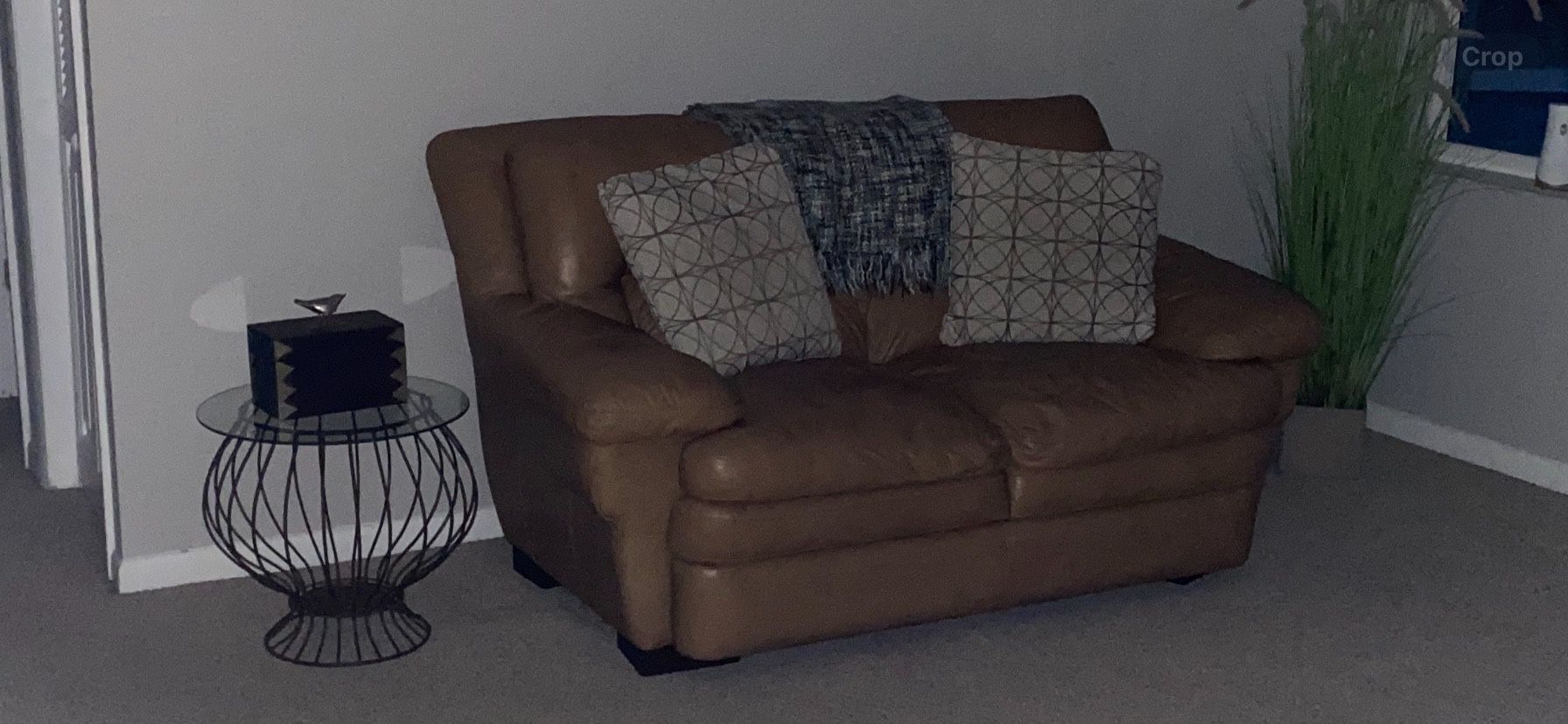 Genuine Super Soft Leather Couch And Loveseat For Sale 