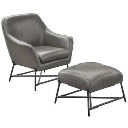 New Grey Mid Century Modern Accent Chairs