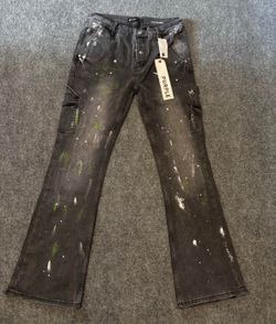 Purple jeans
