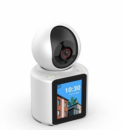 Video Call PTZ WiFi Security Camera with Screen, One-Click Call, Night Vision, Motion Detection