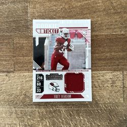 Trey Brendon rookie relic card