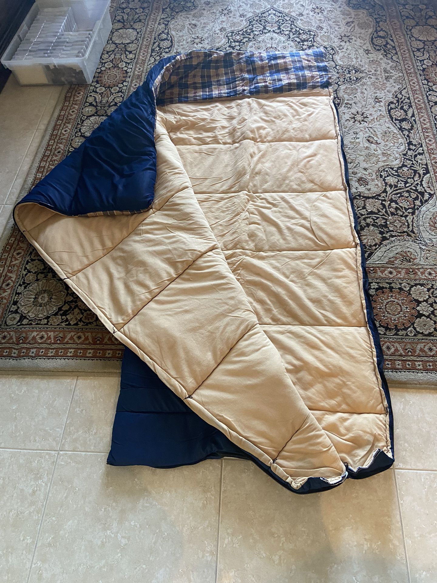 Two Hillary Synthetic Sleeping Bags Professionally Cleaned