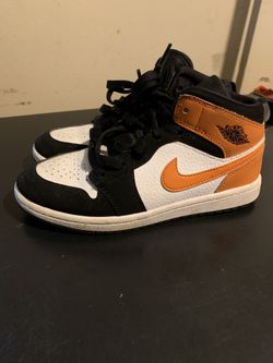 Orange/Black Jordan Mids