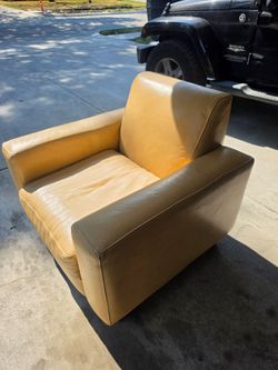 Vintage leather couch
