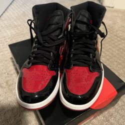 Air Jordan 1 Patent Breds, Size 9, $150