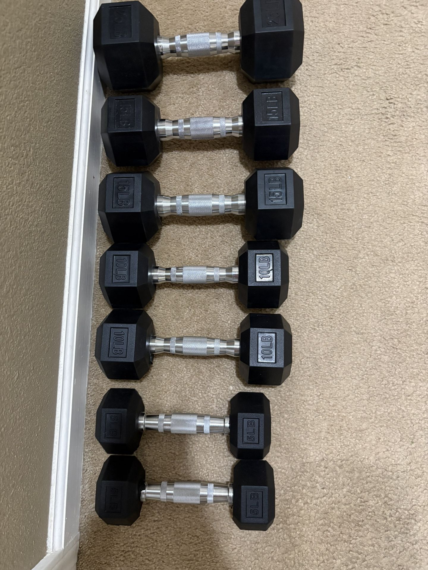 Amazon Rubber Hex Dumbbell Hand Weight