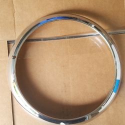 Chrome headlight bezel CJ jeep model
