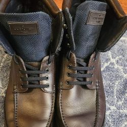 Louis Vuitton Leather Upper Brown Boots for Men size 10 