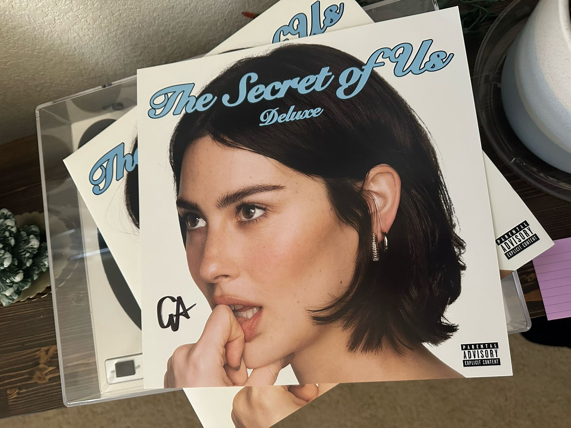 Signed The Secret Of Us Deluxe Vinyl Gracie Abram’s