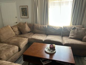 Feather down sectional
