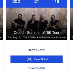 CREED TICKETS 