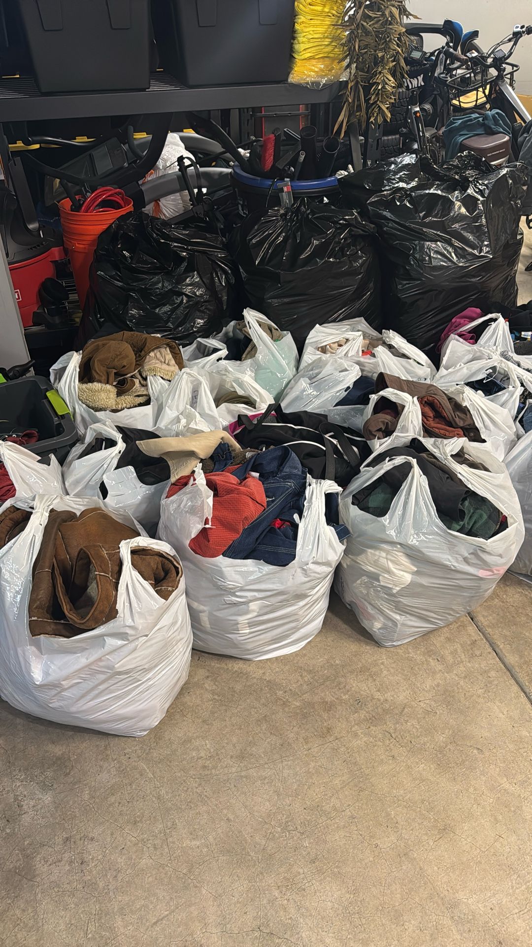 Over 500 Pieces Of Clothing 