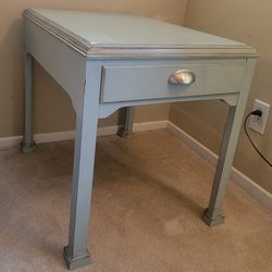Rustic Light Green End Table/nightstand