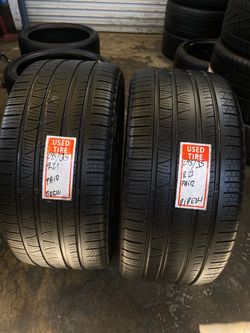 2 Pirelli Used Tires 295/35/21