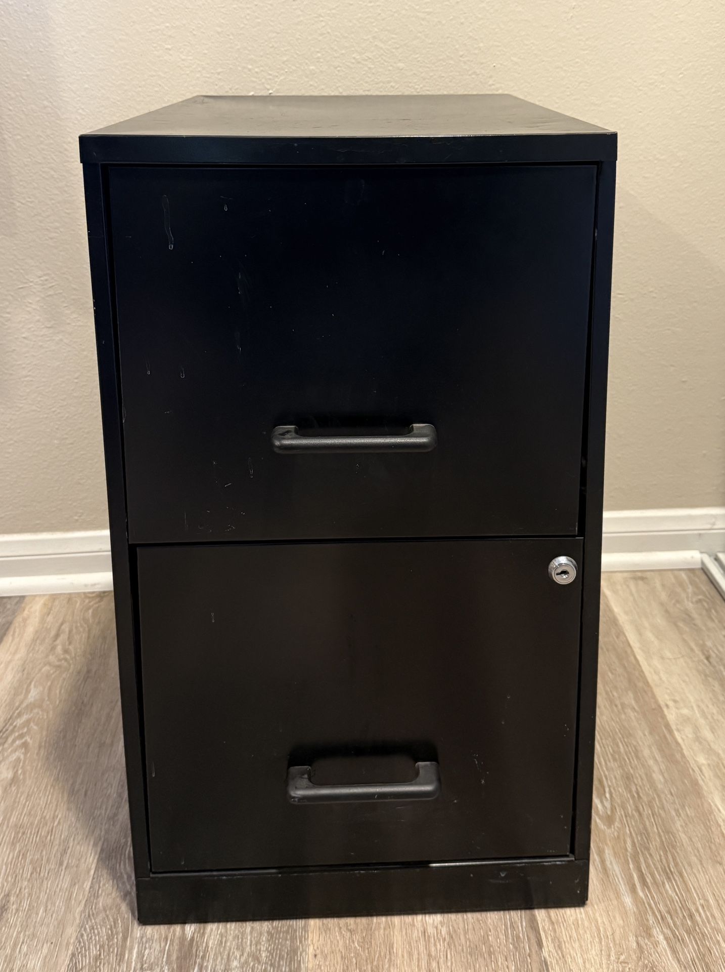 Two-Tier Metal Filing Cabinet