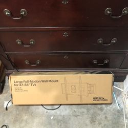 Large Full-motion Wall Mount For 47-84” TVs 