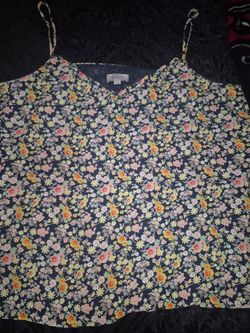 LOFT Floral Cami Tank Top