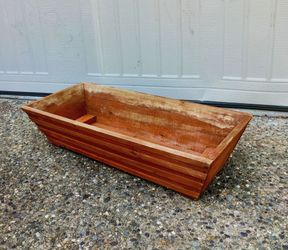 Pennington 24" solid wood window box planter