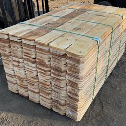 NEW CEDAR FENCE WOOD / MADERA NUEVA DE CEDRO 