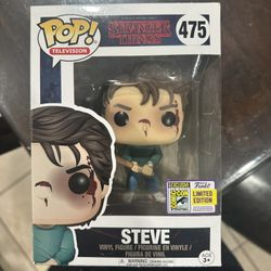 Funko Pop! Stranger Things Steve #475 SDCC 2017 Exclusive