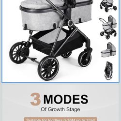  - Folding Infant Newborn Pram Strolle