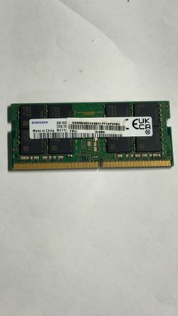 32GB DDR 4 Memory  SAMSUNG speed 3200 Tested Working  Price is Firm  Laptop Memory