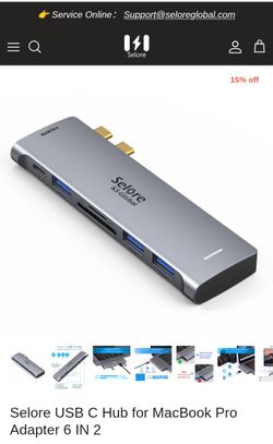 Selore USB-C Hub for MACBOOK Pro